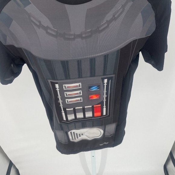 Star Wars Vintage Darth Vader Athletic Workout Shirt Sondico Mens Large - Picture 3 of 14